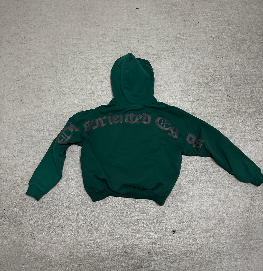Green Disoriented Hoodie