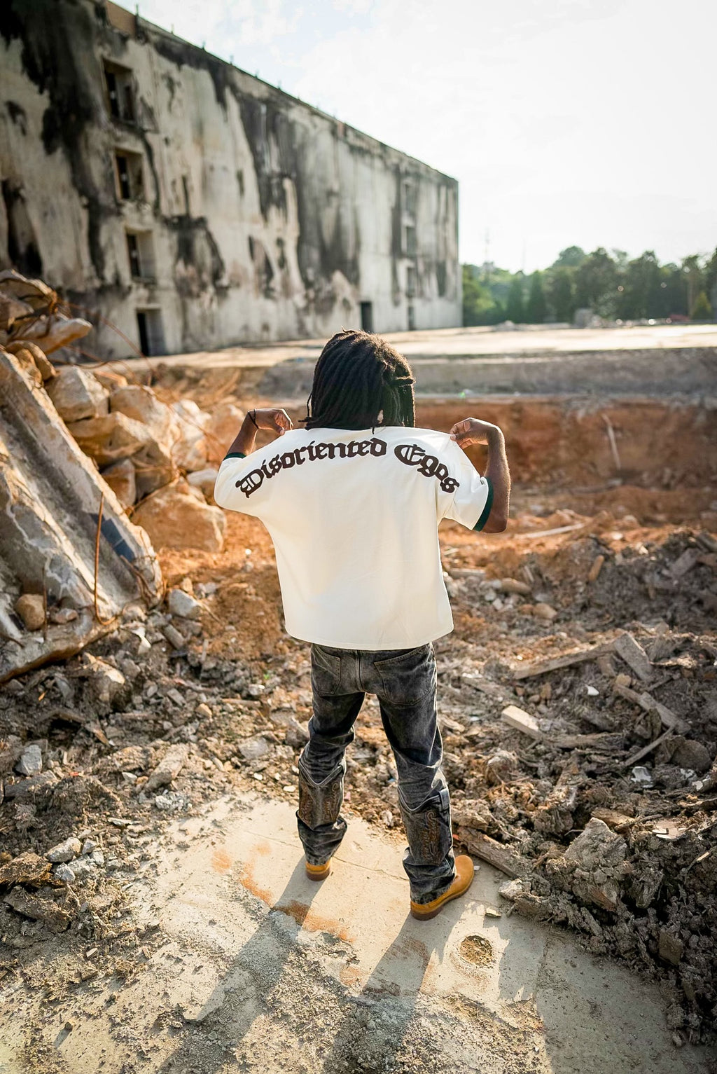 Cream Disoriented Shirt