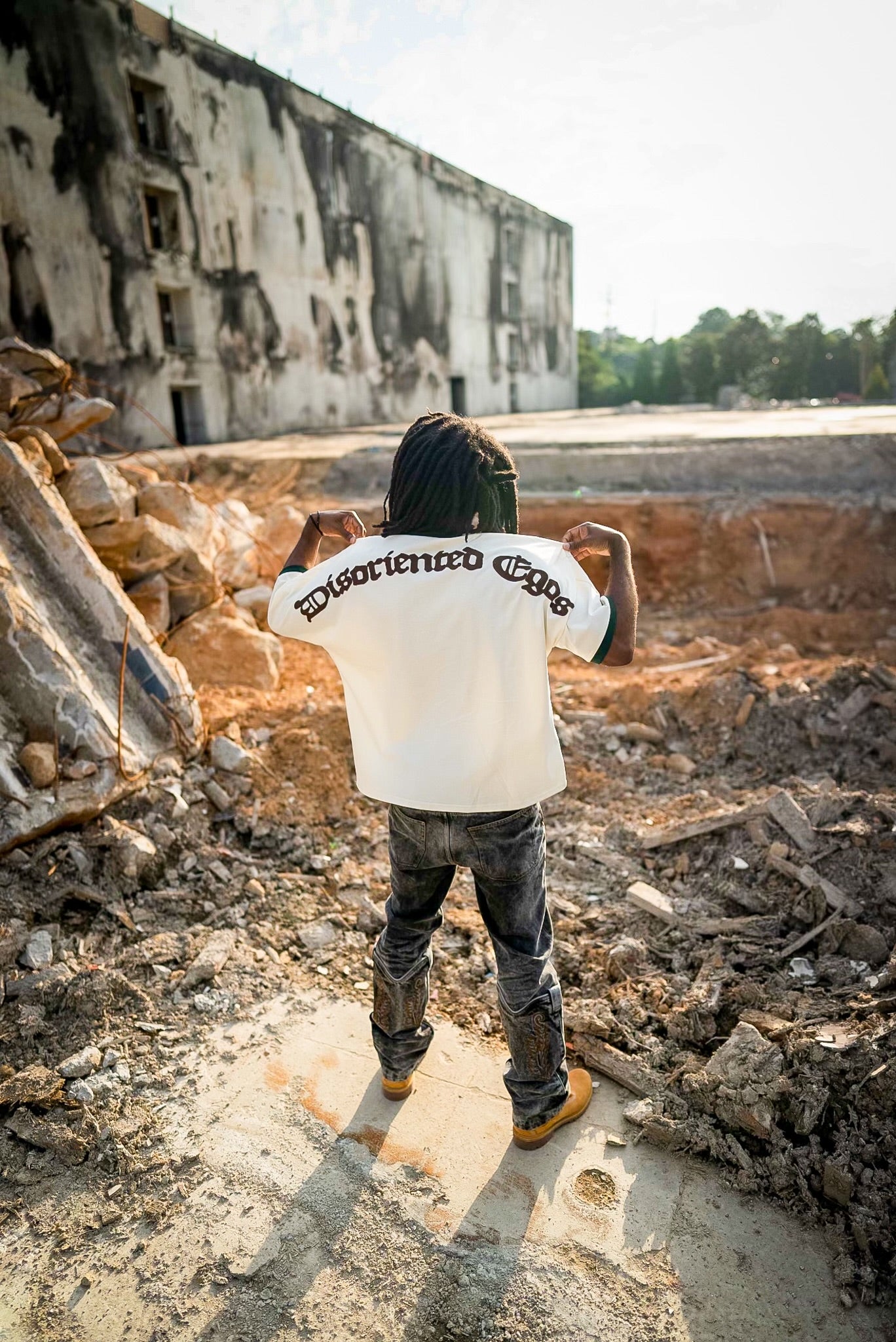 Cream Disoriented Shirt