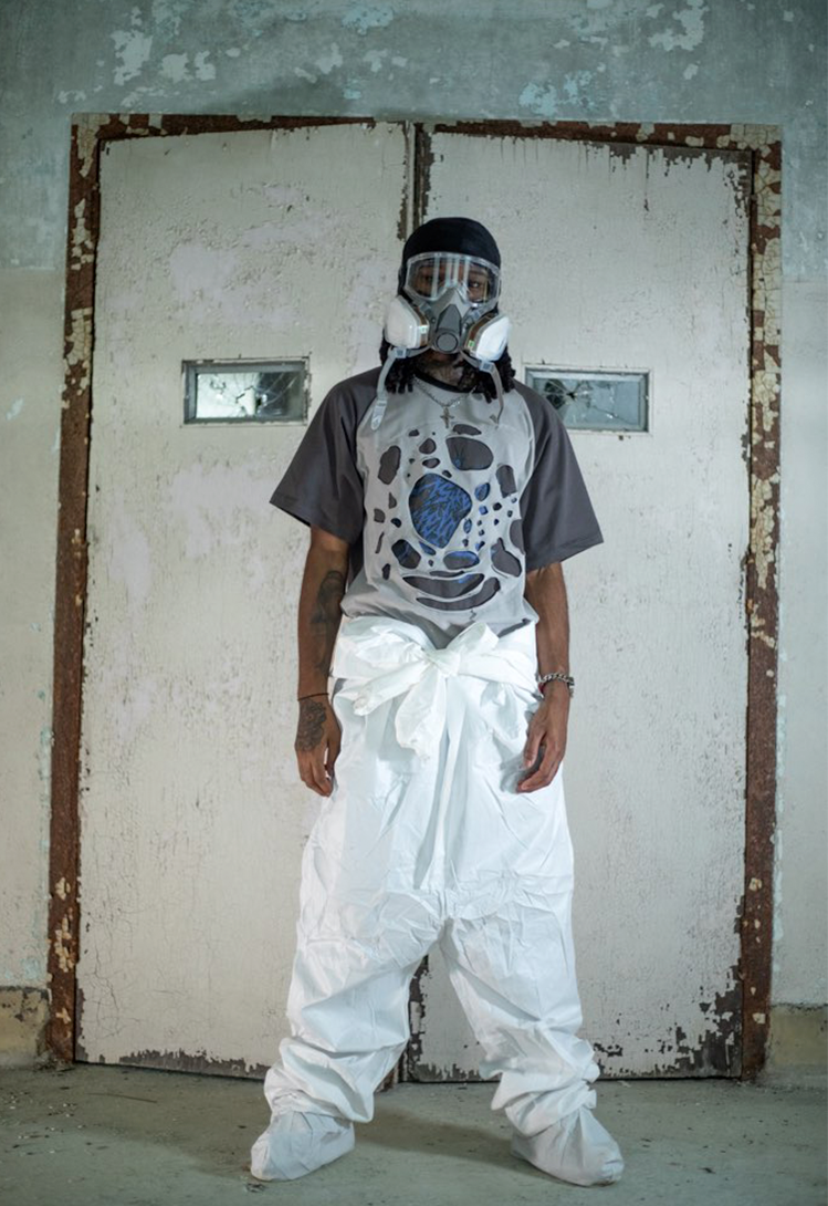 LUNAIRE T SHIRT (GREY & GREY)