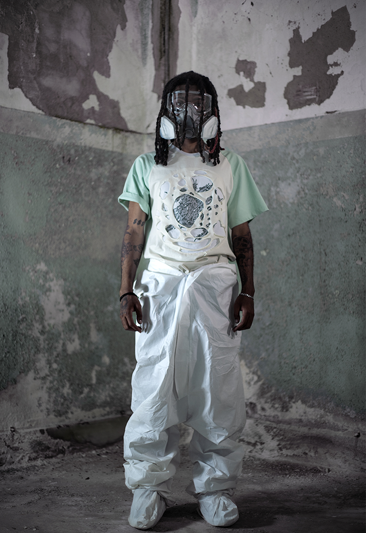 Lunaire T-Shirt (MINT & CREAM)