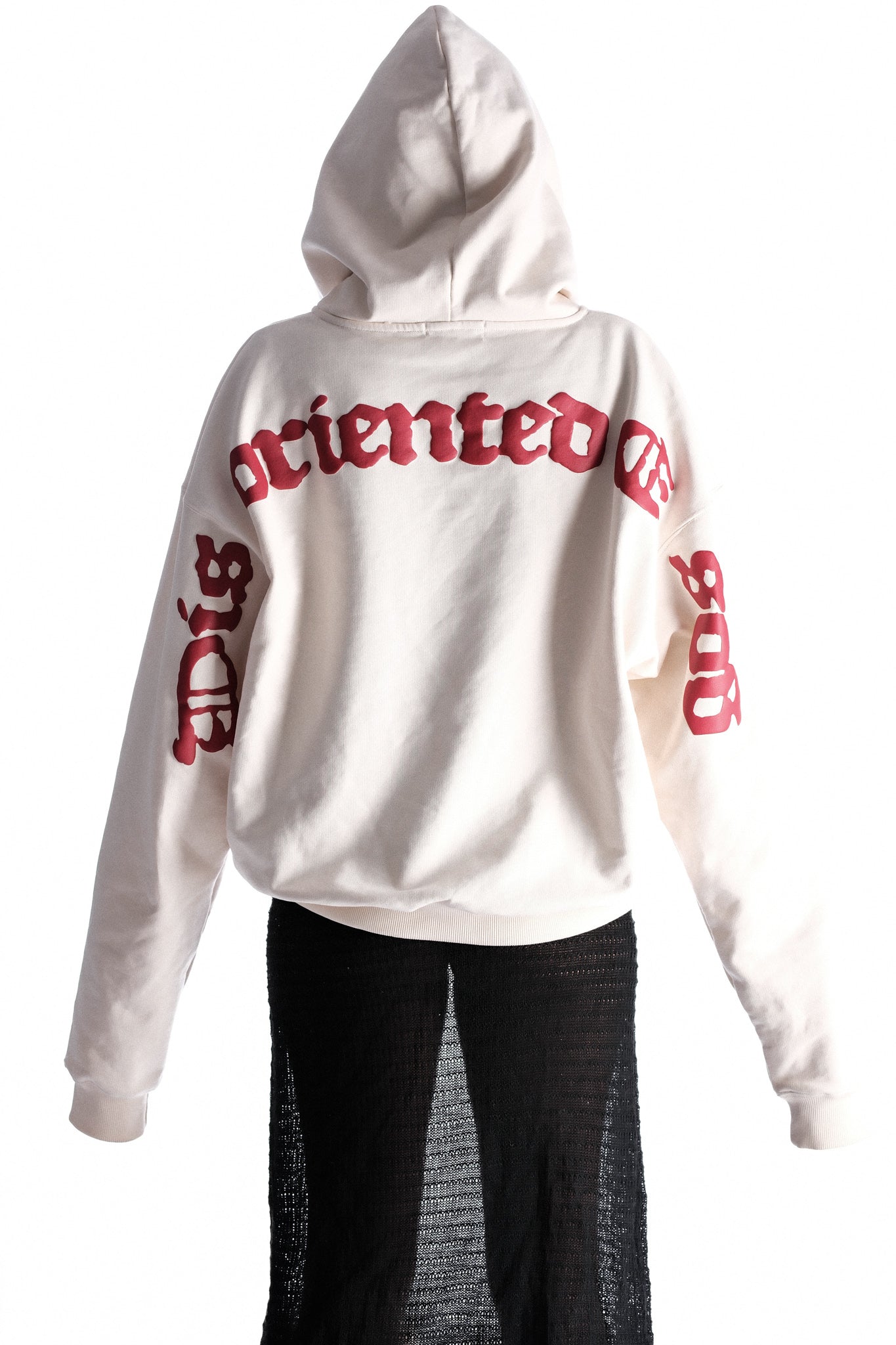 DISORIENTED  CREAM HOODIE